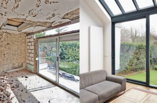 ترميم منازل قبل وبعد