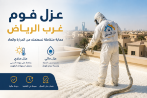 عزل فوم غرب الرياض